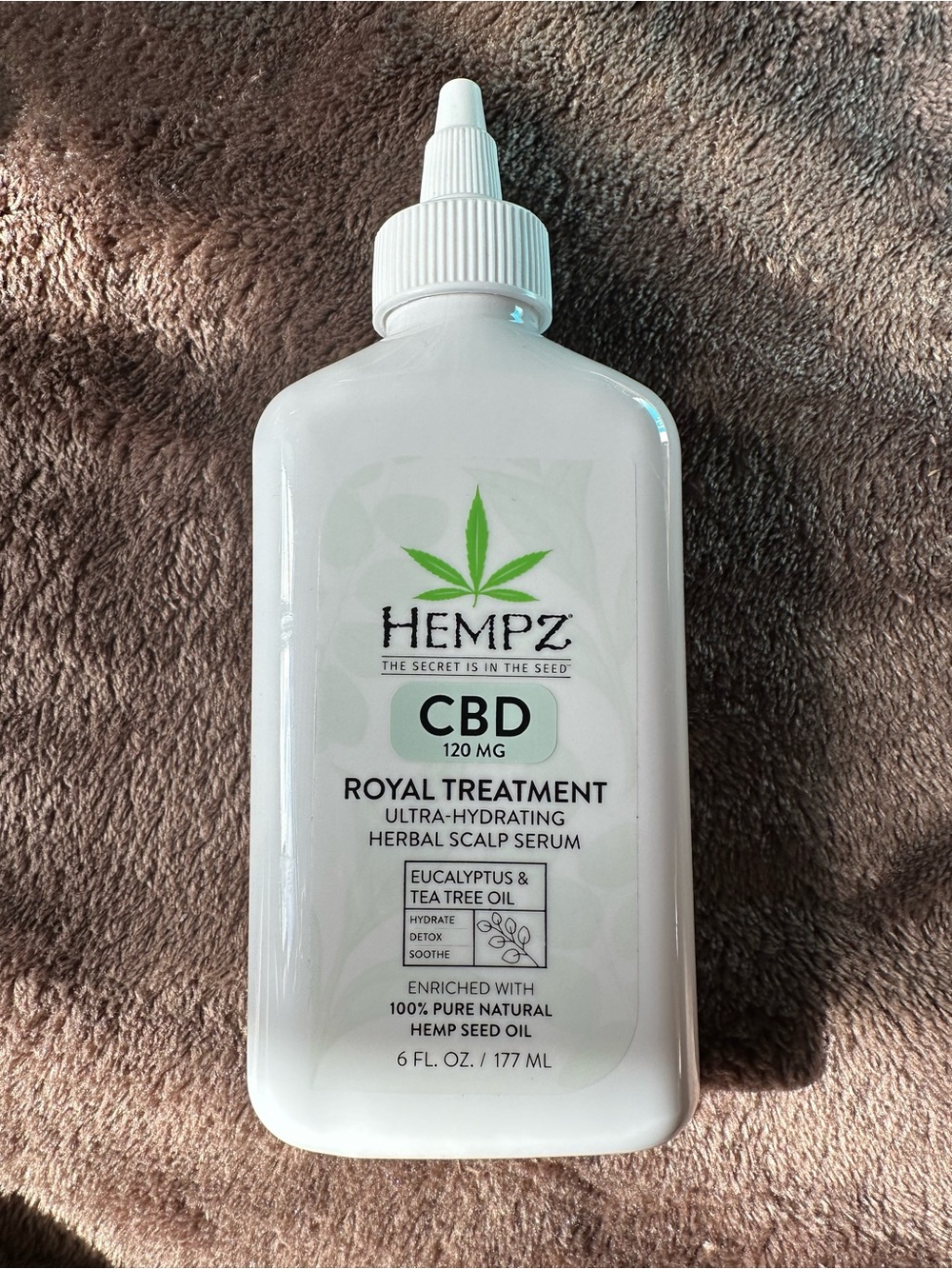 Hempz CBD Royal Treatment Ultra-Hydrating Scalp Serum - NIP 💯 % Natural
